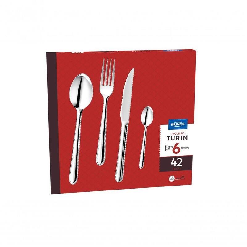 Faqueiro Turim 42 Peças Brinox