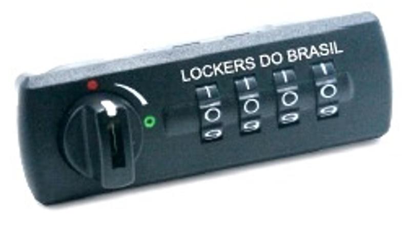 Fechadura de senha com combinação mecânica multi usuario- conjunto com 2 peças