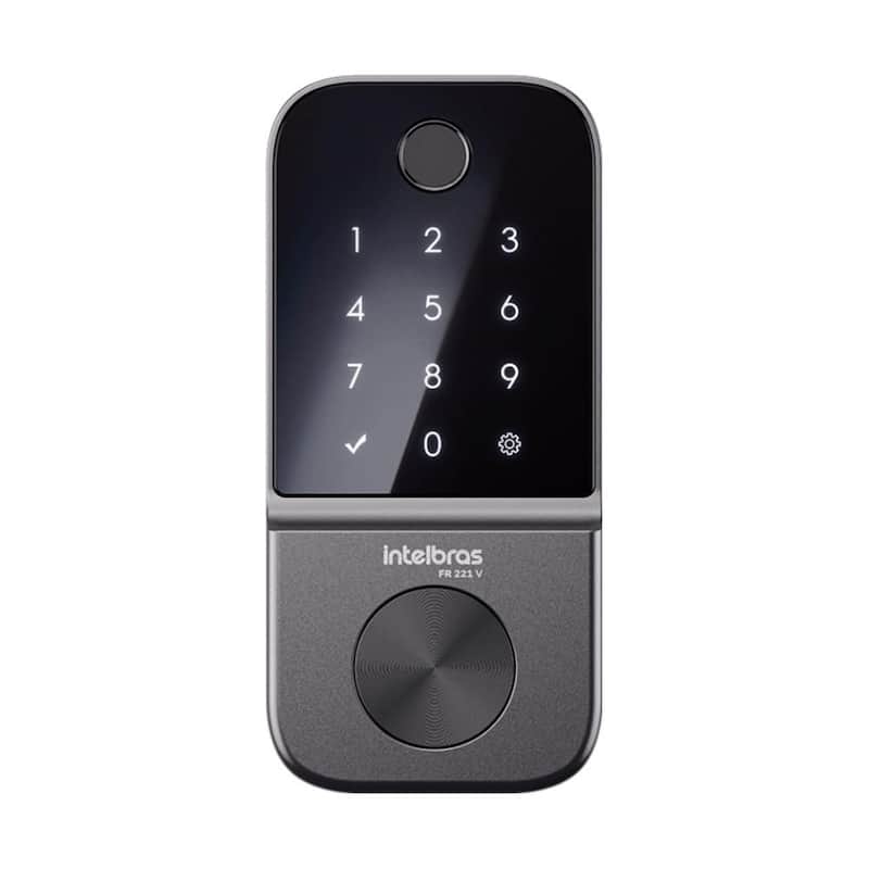 Fechadura Digital de Embutir Intelbras FR 221V Preta