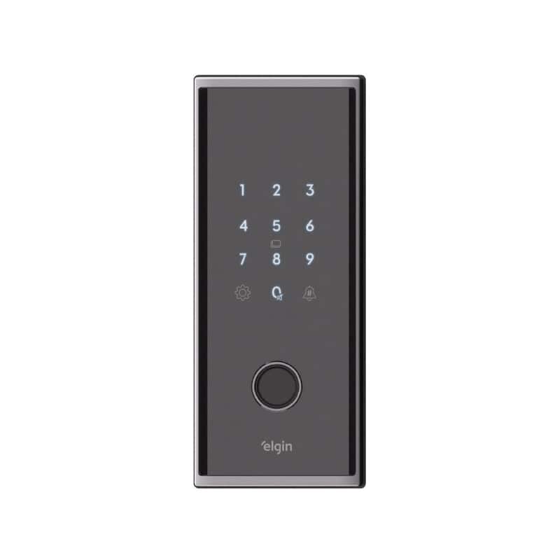 Fechadura Digital De Sobrepor Smart Forti One S Fechadura Inteligente Biometria Senha Tag App Preto