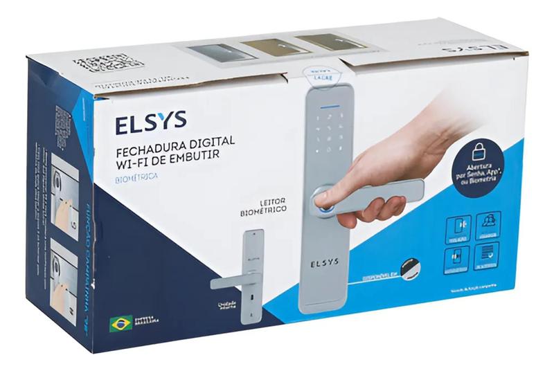 fechadura digital wi-fi de embutir biometrica
