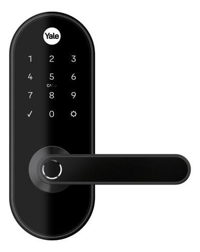 Fechadura Digital Yale Ycm 420w Biometria Cartao Senha Preta