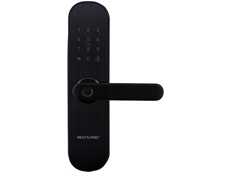 Fechadura inteligente, biometrica e senha, smart, wi-fi, multilaser, se233