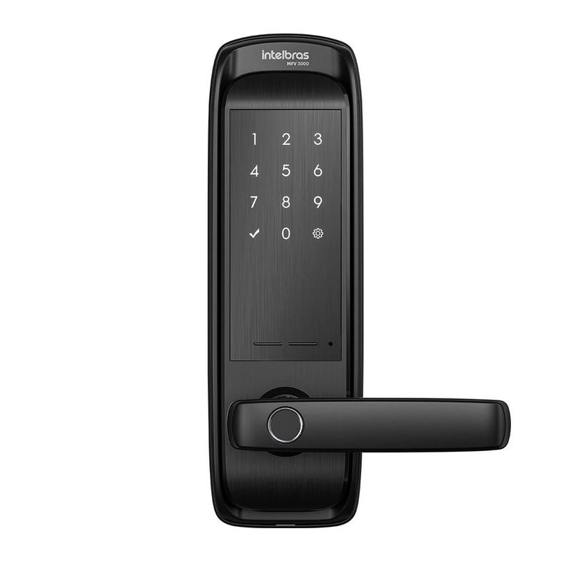 Fechadura Inteligente De Embutir Com Biometria Mfv 3000