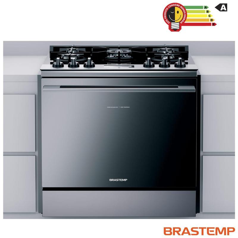 Fogão de embutir brastemp 05 bocas - bys5vcr - 220v