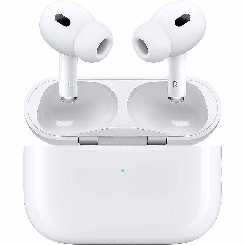 Fone de Ouvido Bluetooth Branco Som de Alta Fidelidade Cancelamento de Ruído Carregamento USB-C Compatível com Android e iOS