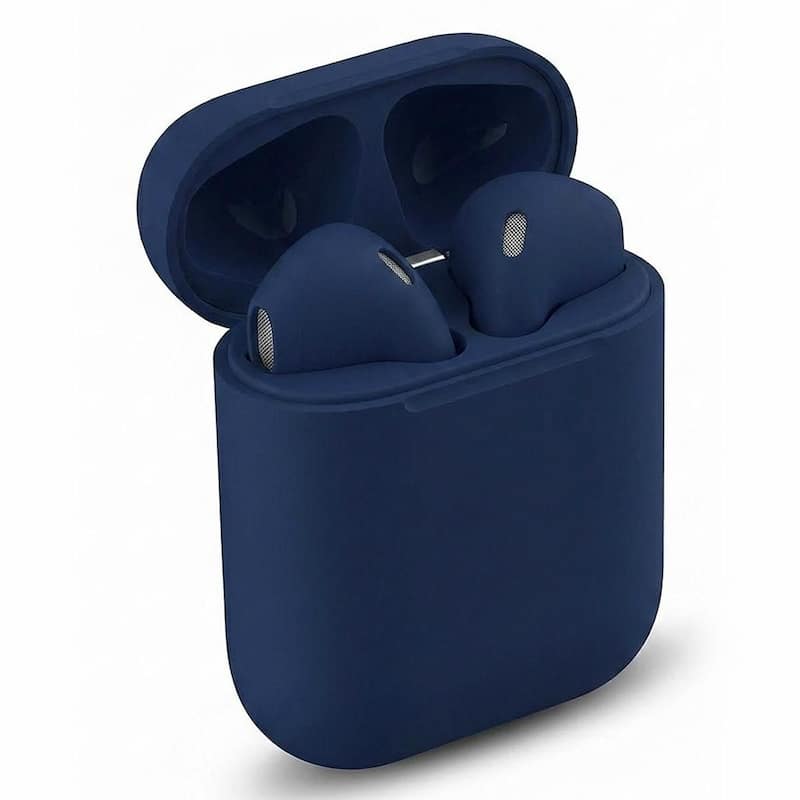 Fone de Ouvido Bluetooth i12 Sem Fio Intra-Auricular com Microfone e Case Carregador
