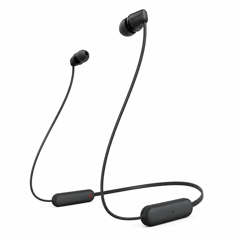Fone De Ouvido Sony WI-C100 Sem Fio Neckband Original - Bateria 25h