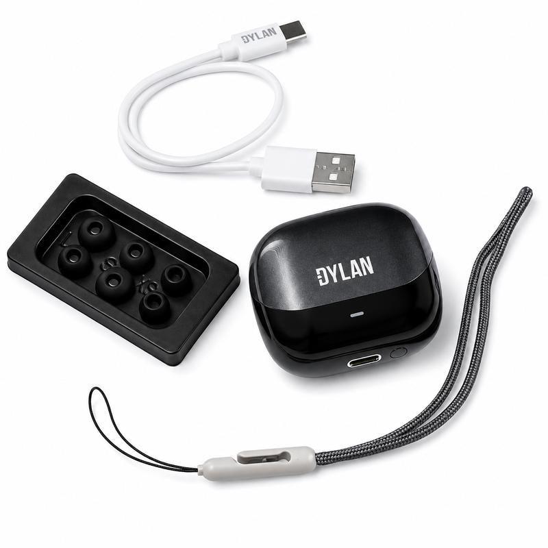 Fone de ouvido dylan celebrate bluetooth c/ microfone c/ bateria preto at-10 airtwo