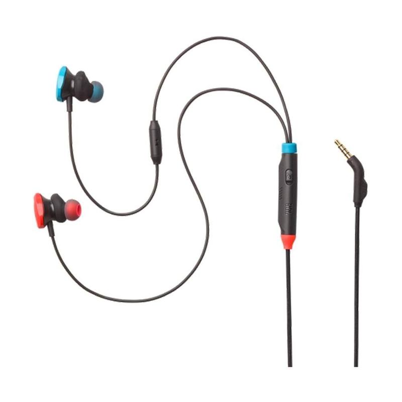 Fone de Ouvido Gamer Intra-Auricular JBL Quantum 50N, Som QuantumSOUND, Azul e Vermelho - 28913839