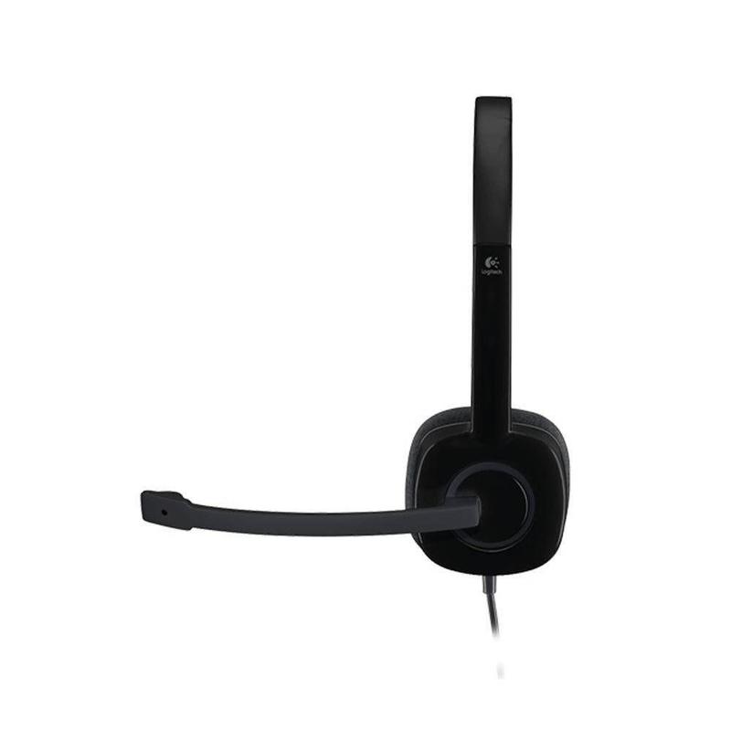 Fone de ouvido headset preto logitech