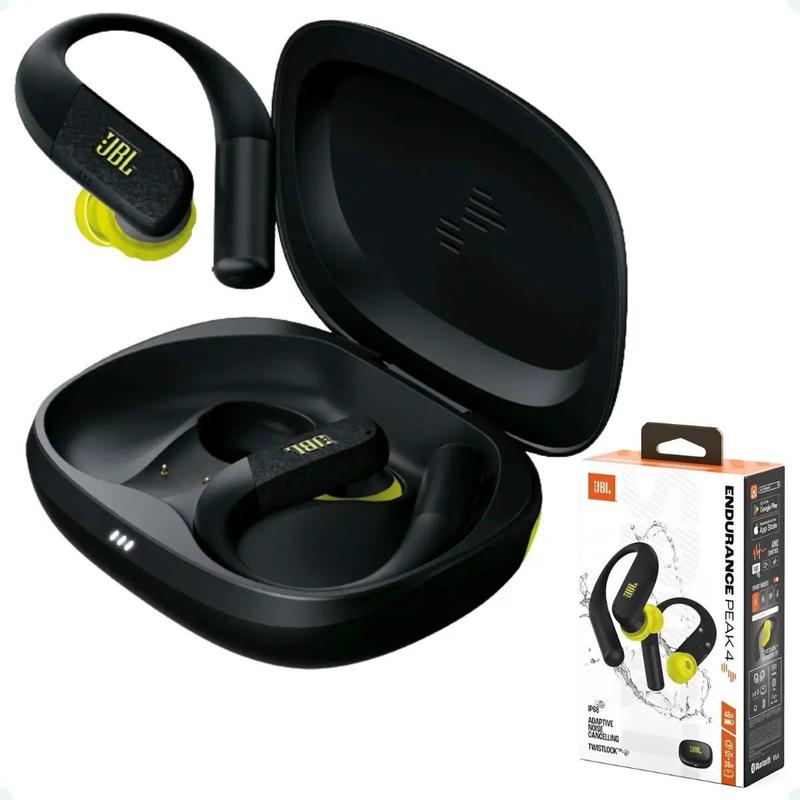 Fone De Ouvido Jbl Bluetooth Sem Fio Endurance Peak 4 Preto Preto