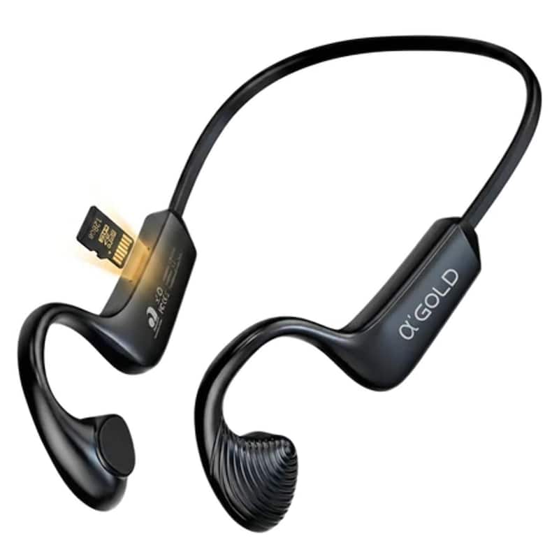 Fone De Ouvido Sem Fio Bluetooth Cartão Memória Micro SD A'Gold FN-B30 Pro Para Academia Corrida