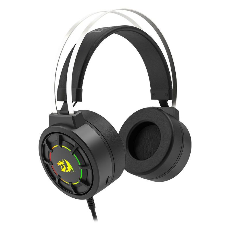 Fone headset gamer grendel rgb h314-rgb usb redragon preto
