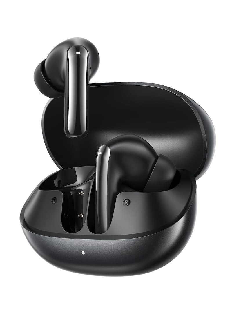 Fones de Ouvido Bluetooth Sem Fio QCY MeloBuds N20 com Cancelamento Ativo de Ruído ANC Preto
