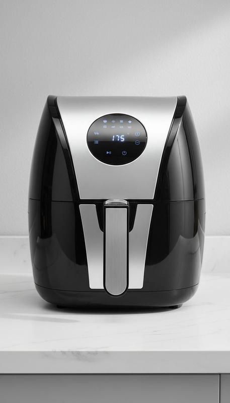 Fritadeira Air Fryer Digital Inox 1500W 5L