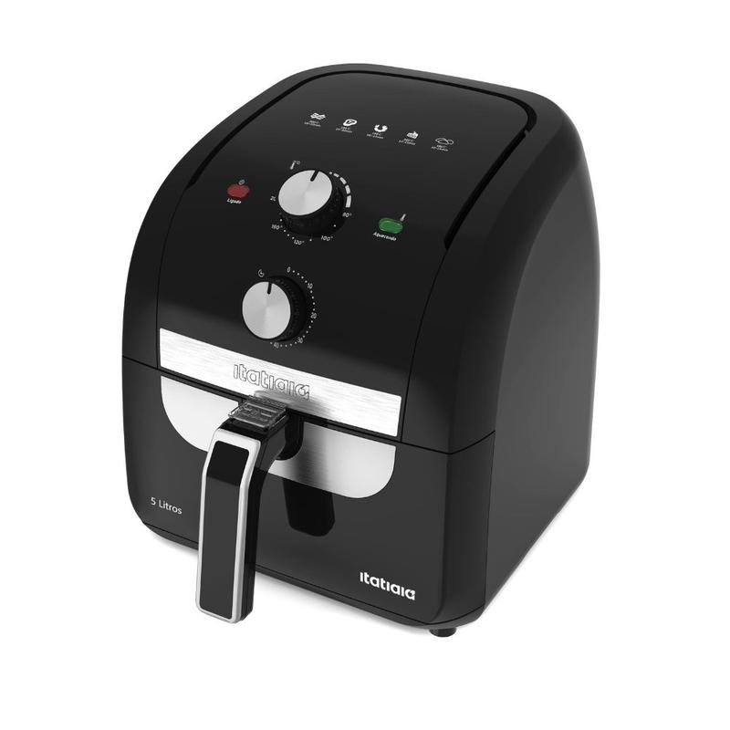 Fritadeira Air Fryer Itatiaia 5L 1900W 127V Preta