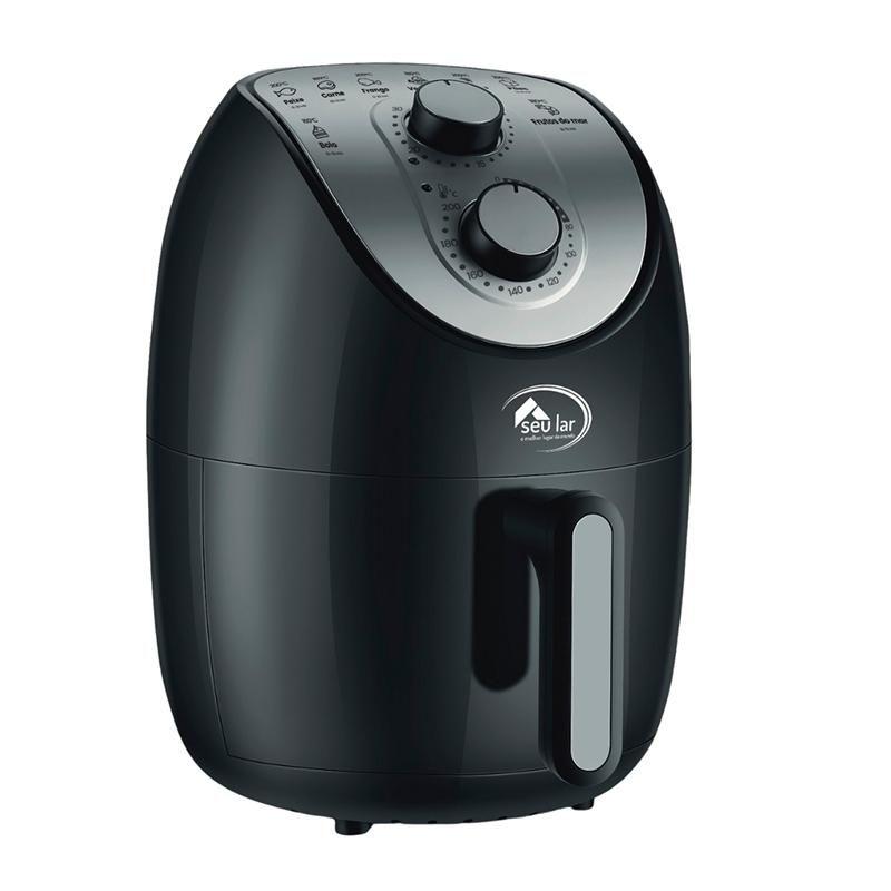 Fritadeira Airfryer Sem Óleo 3,5L Preto 127V Seu Lar