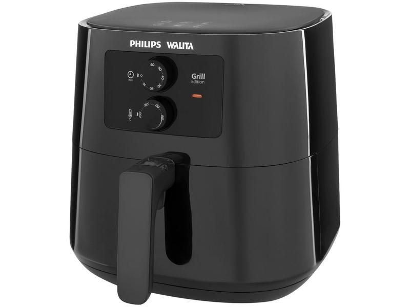 Fritadeira Elétrica Philips Walita Grill Edition Preta 1400W 4,1L 220V HD9202/90