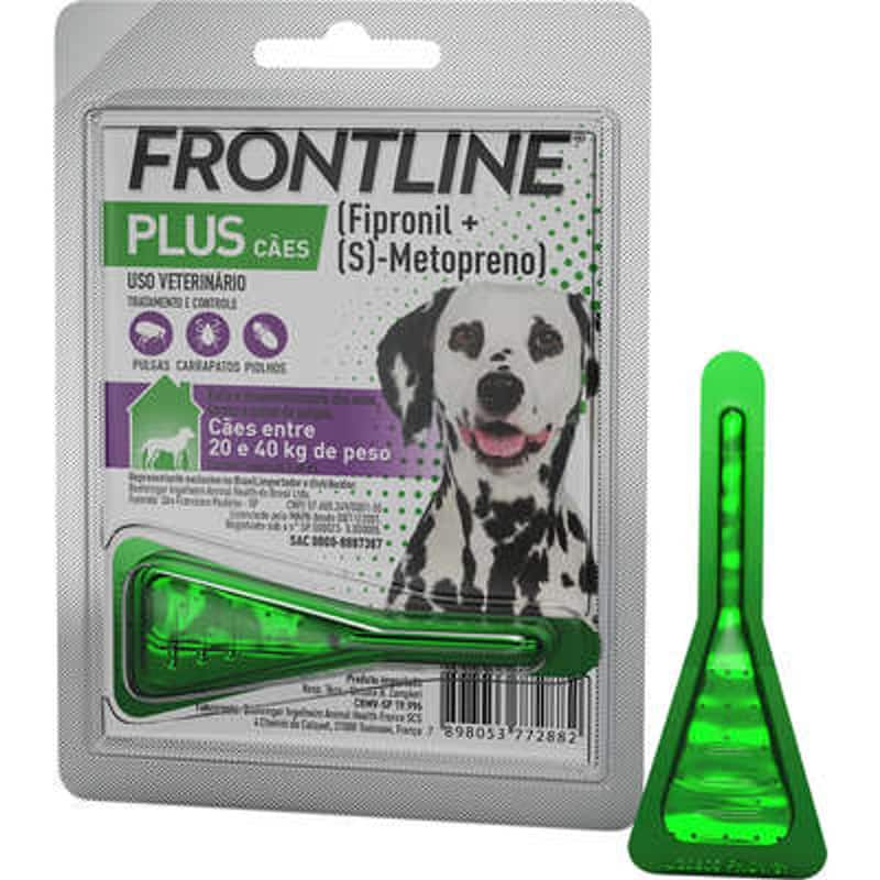 Frontline Plus para Cães de 20 a 40 kg