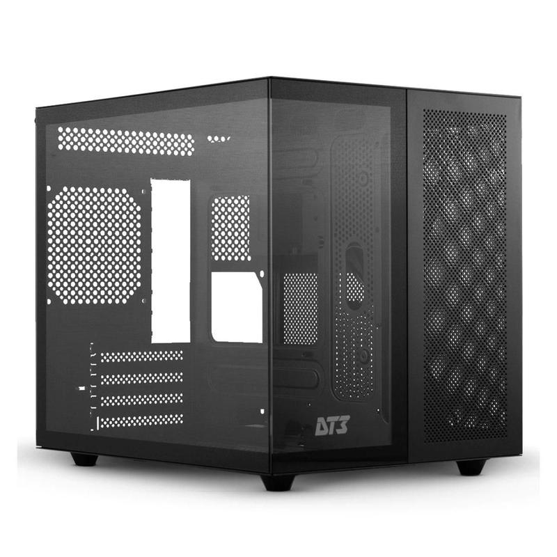 Gabinete Gamer DT3 Hyperflow - Frontal e Lateral em Vidro Temperado - USB 3.0 e Tipo C - Até 7 Fans
