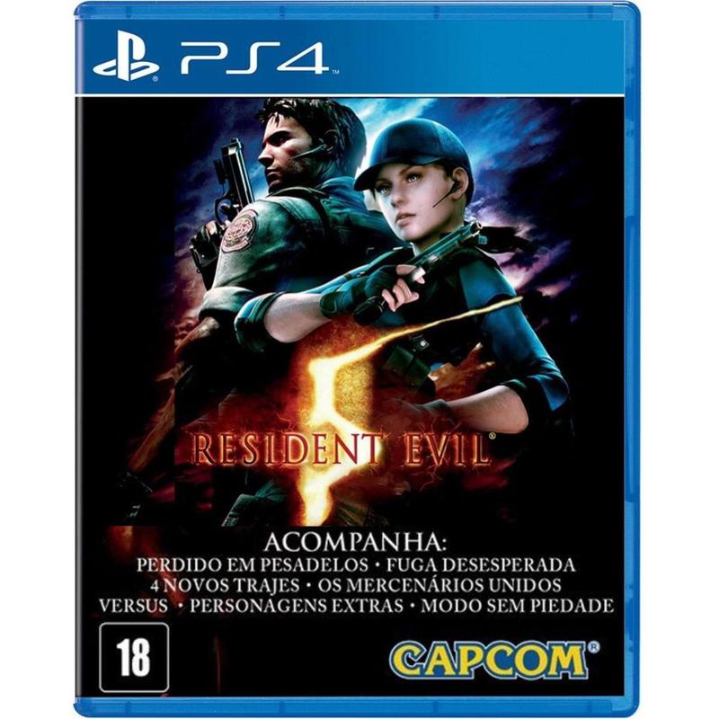 Imagem do produto RESIDENT EVIL 5 PS4 - Físico em Magazine Luiza
