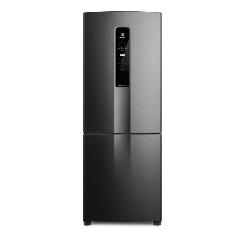 Geladeira Electrolux 490 Litros, Frost Free, Inverse, Black Inox - IB7B