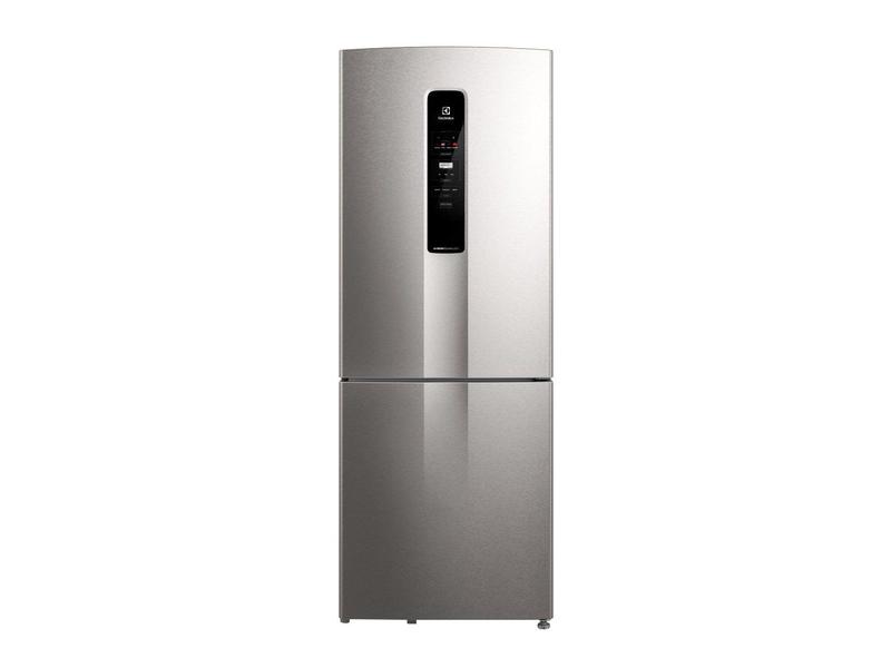 Geladeira/Refrigerador Electrolux Frost Free Inverse Inox Look 492L Efficient IB7ST Bivolt