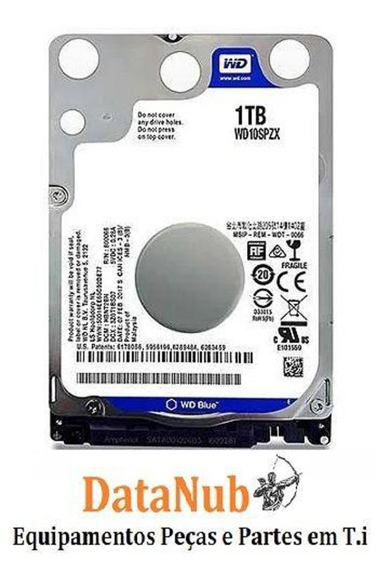 Hd Sata WD10SPZX 1000gb para Notebook slin (fino) - WESTERN DIGITAL
