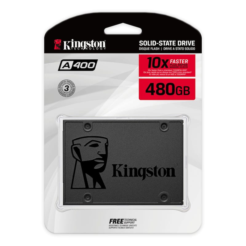Ssd Hd Interno Kingston Sa400s37/480g 480gb Cor Cinza