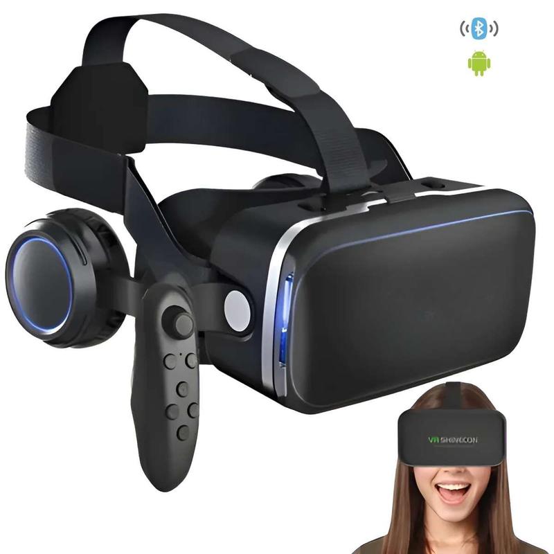 Imersão VR Máxima Bluetooth Visão 3D E Fone