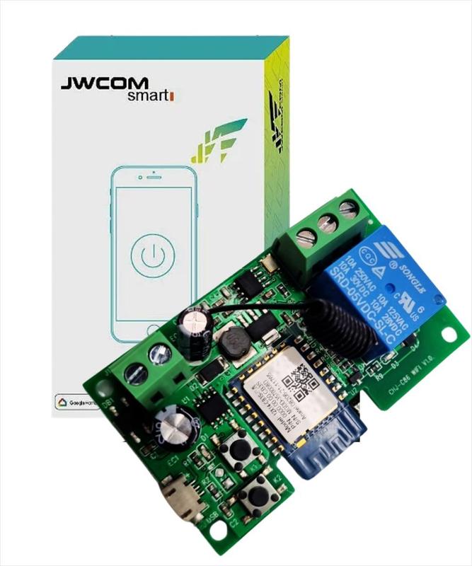 Interruptor Inteligente Wifi Mini Pulso Jwcom Alexa Tuya