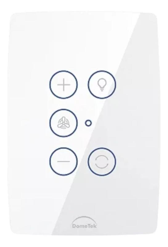 Interruptor Wifi Inteligente Touch Branco Para Ventilador de Teto