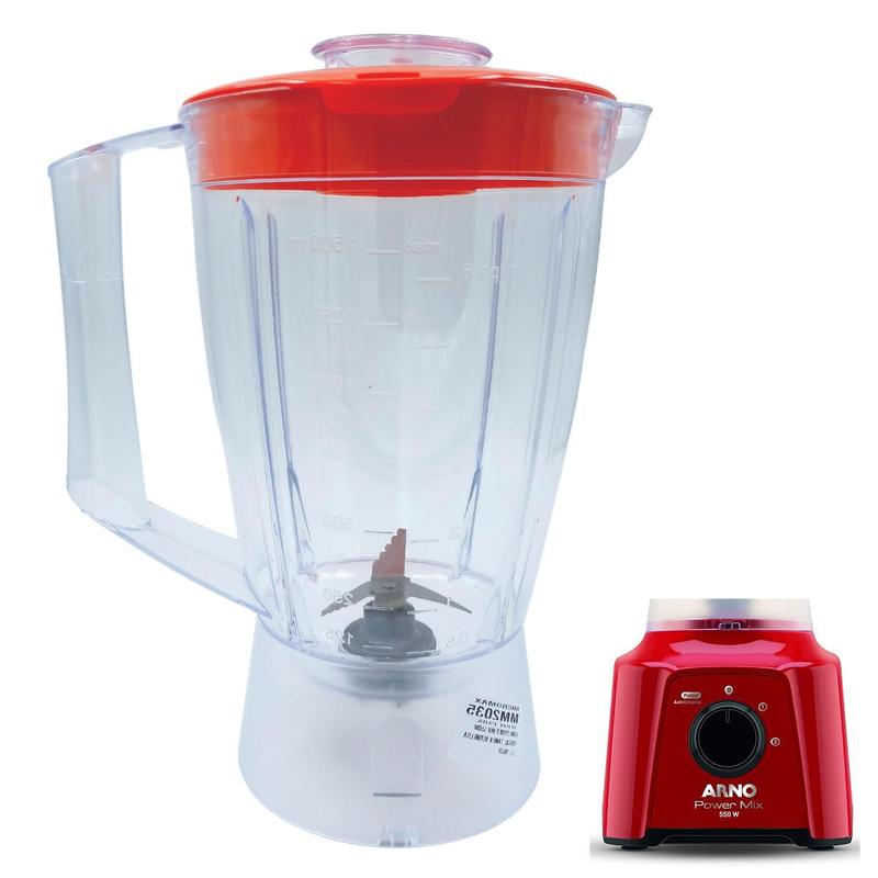 Jarra Copo de Liquidificador Arno Power Mix 550w Vermelho