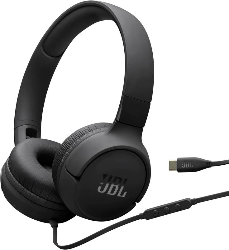 Fone de Ouvido On-Ear JBL Tune 520C, Conexão USB-C, Pure Bass, Branco - JBLT520CWHT