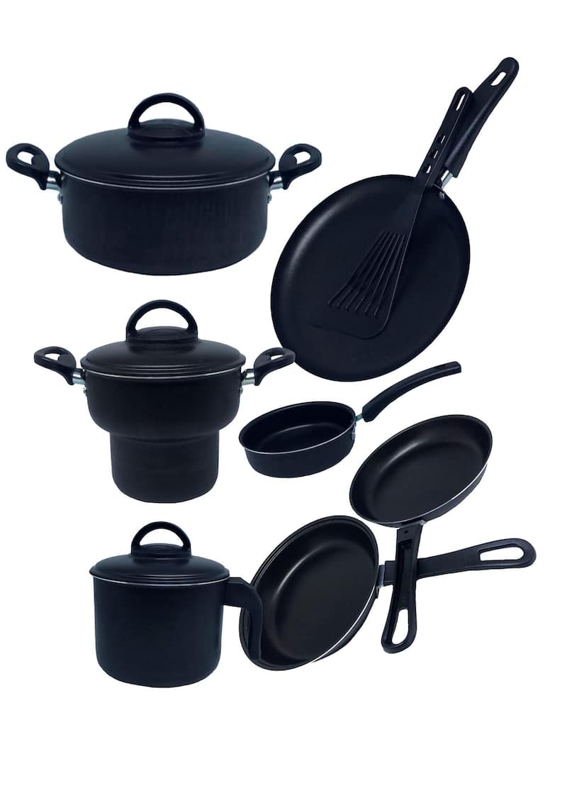 Jogo de Panelas Antiaderente kit 6 Peças