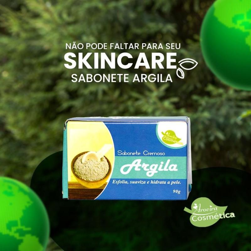 Sabonete de Argila Aroeira Cosméticos