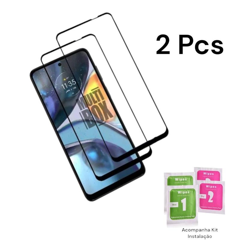 Kit 2x Películas 3D De Vidro Para Motorola Moto G04 G14 G24 G34
