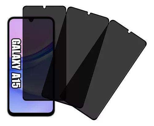 Kit 3UN Película 3D Privacidade para Samsung Galaxy A15