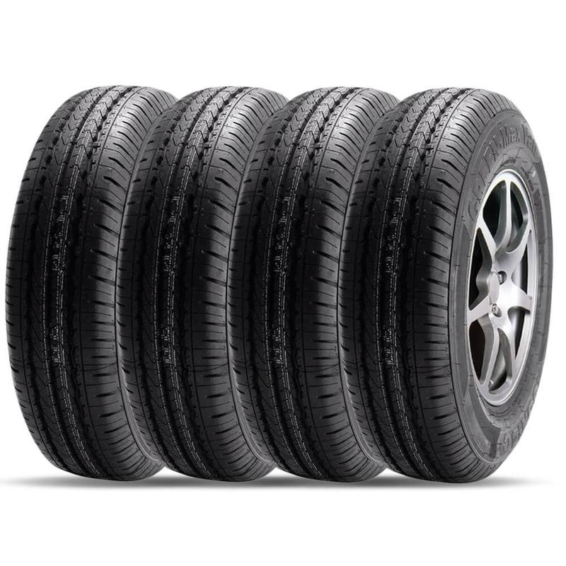 Kit 4 Pneu Linglong Aro 14 205r14c 8pr 109/107r Green Max Van