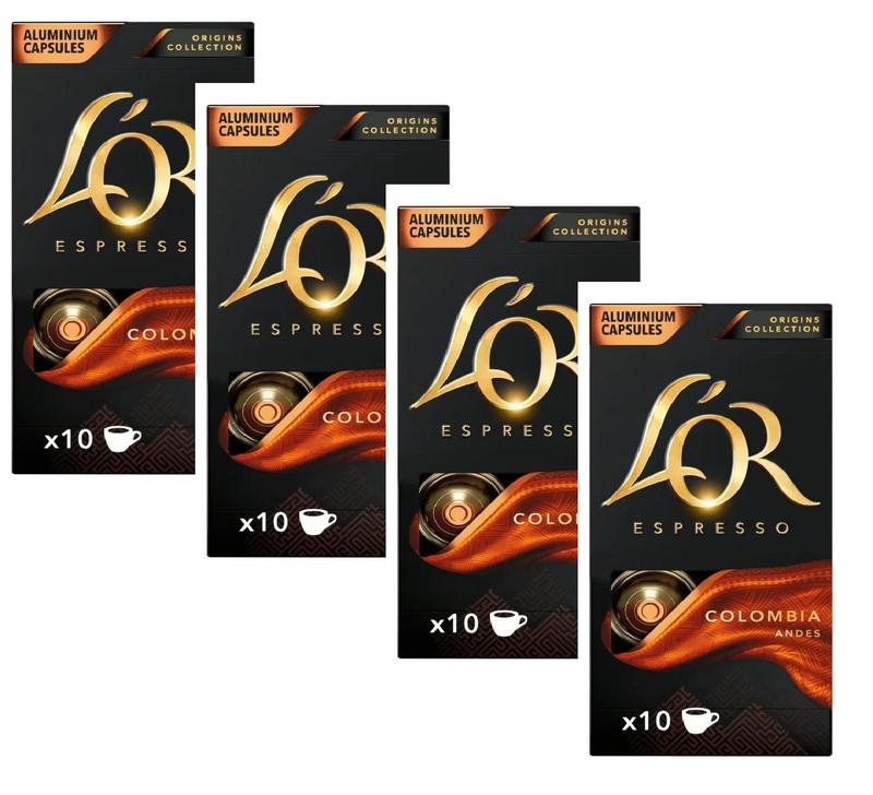 Kit 40 Cápsulas de Café Lor COLOMBIA 8 compatível Nespresso