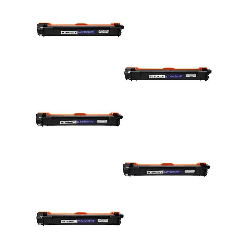 Kit 5 Cartucho de Toner Compatível Brother TN1000/1060/1075 Universal 1K