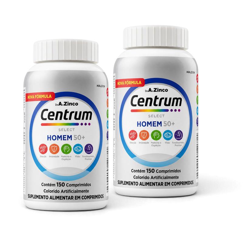 Kit com 2 Haleon Centrum Select Homem 150 Comprimidos