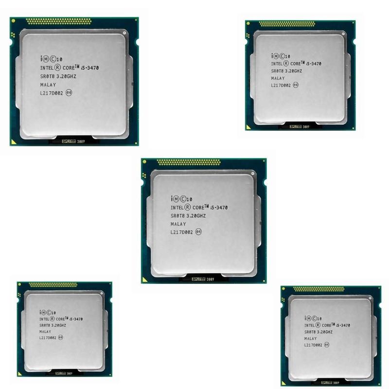 Kit Com 5 Processadores Intel I5-3470 3.20ghz 6mb Cache Fclga1155