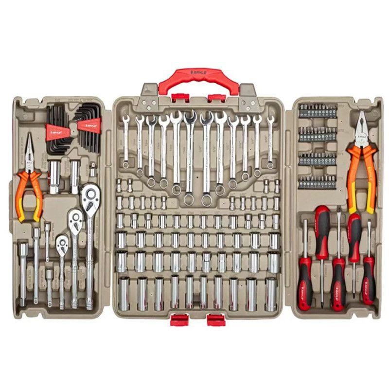 Kit Ferramenta Jogo 148 peças Possui Soquetes e Ferramentas