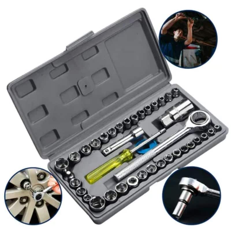 Kit Ferramentas 40 Peças Essencial Para Mecânicos Pronto Entrega