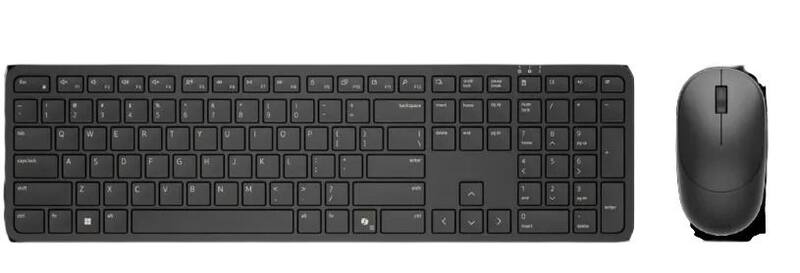 Kit Teclado E Mouse Sem Fio Dell Original Km526 Pt-br Branco