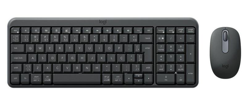 Kit Teclado e Mouse Logitech MK250 Grafite Bluetooth - 920-013516