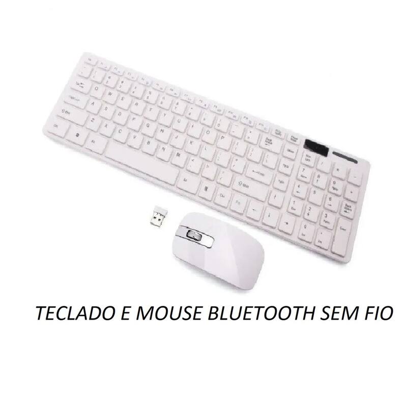 Kit Teclado E Mouse Sem Fio Wireless 2.4ghz Notebook Pc Luxo