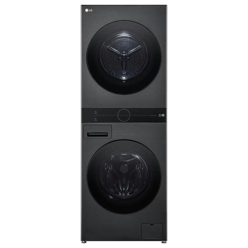Lava e Seca LG 14kg Black Inox Torre WK14BS6A - 220V